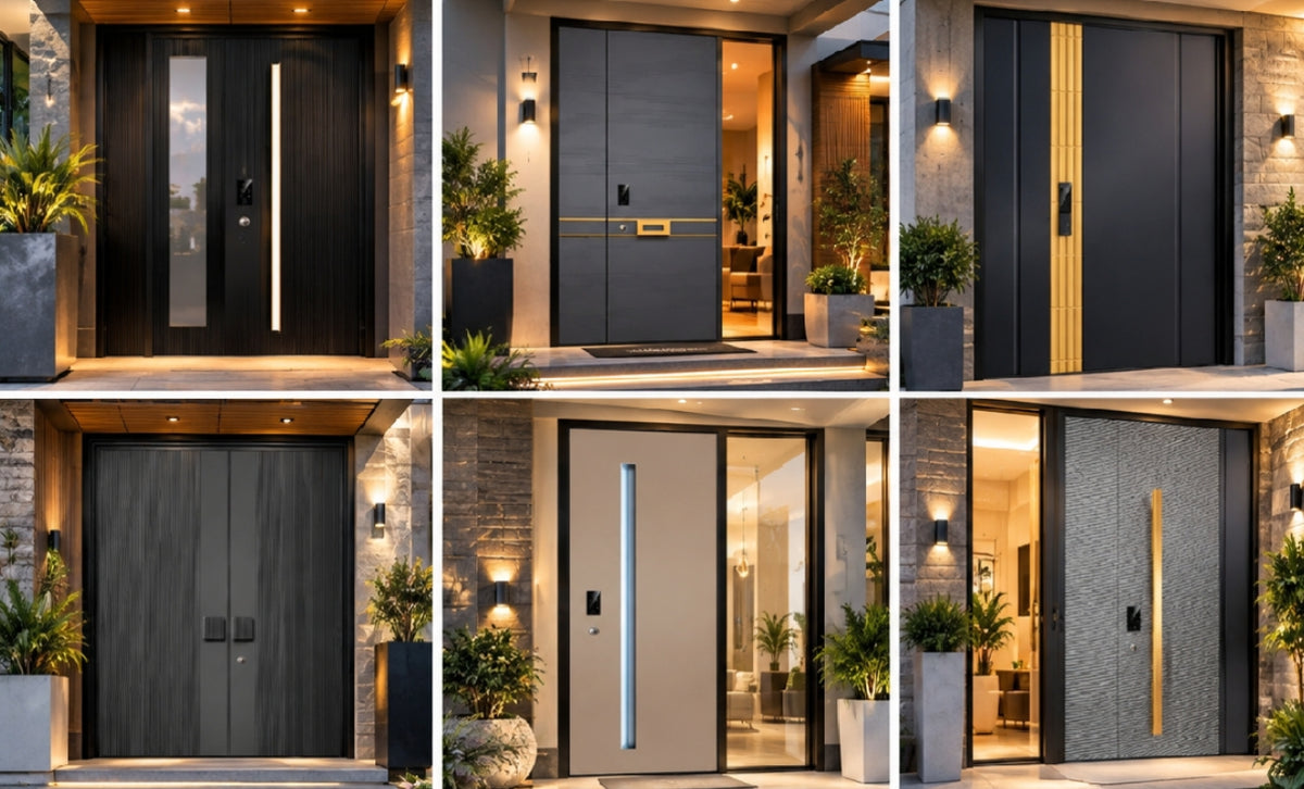 Modern Aluminum Alloy Entrance Security Door